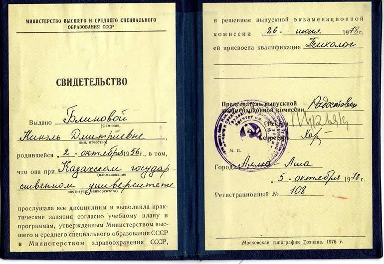 Свидетельство