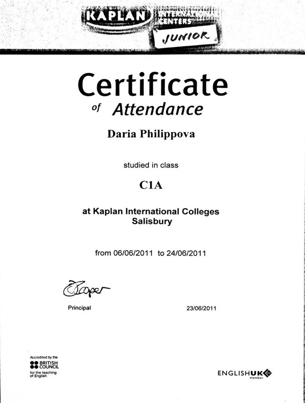 Kaplan International Colleges, Salisbury