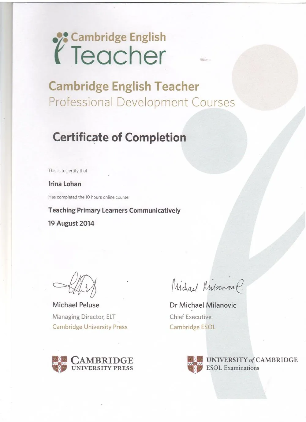 Teaching Primary Learnes