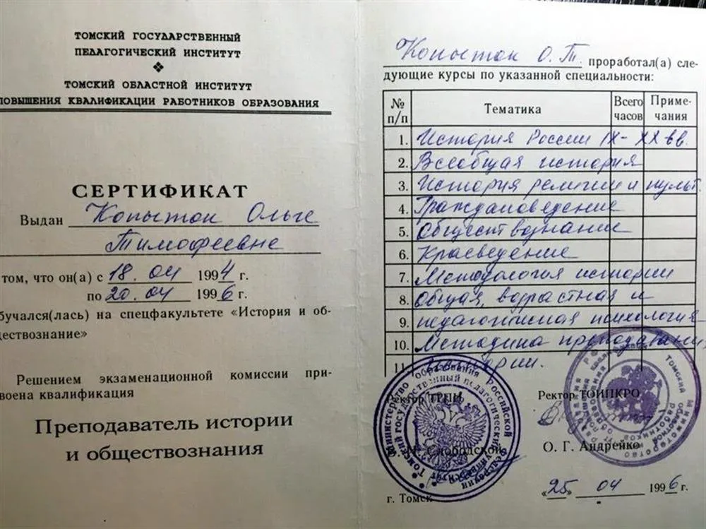 Сертификат