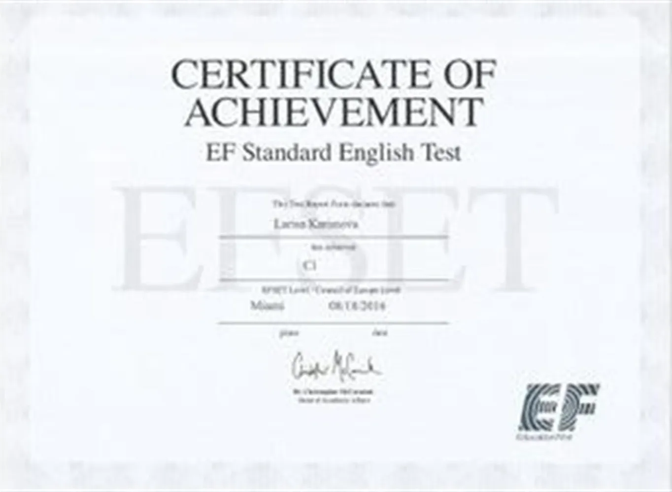 EFSET