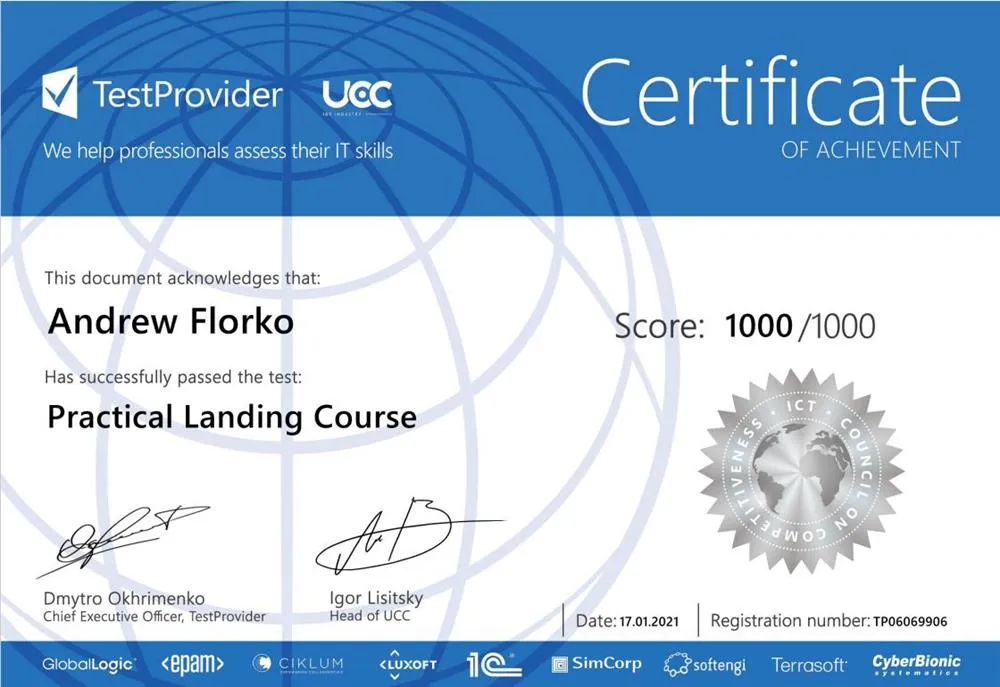 Practical Landing Course