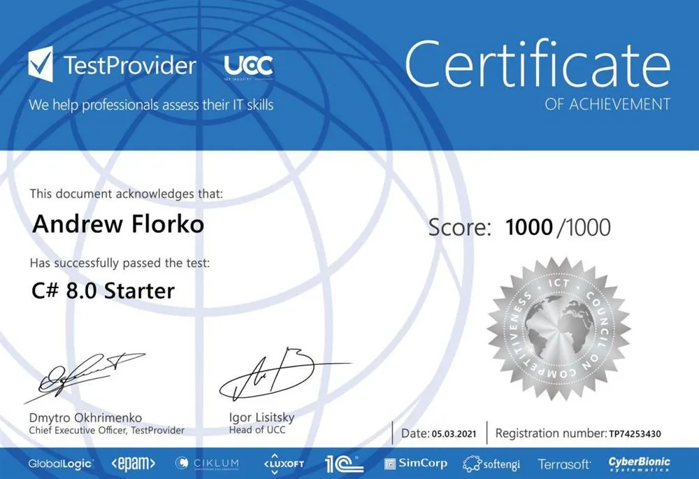 C# 8.0 Starter