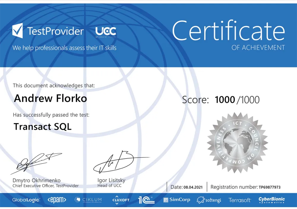 Transact SQL