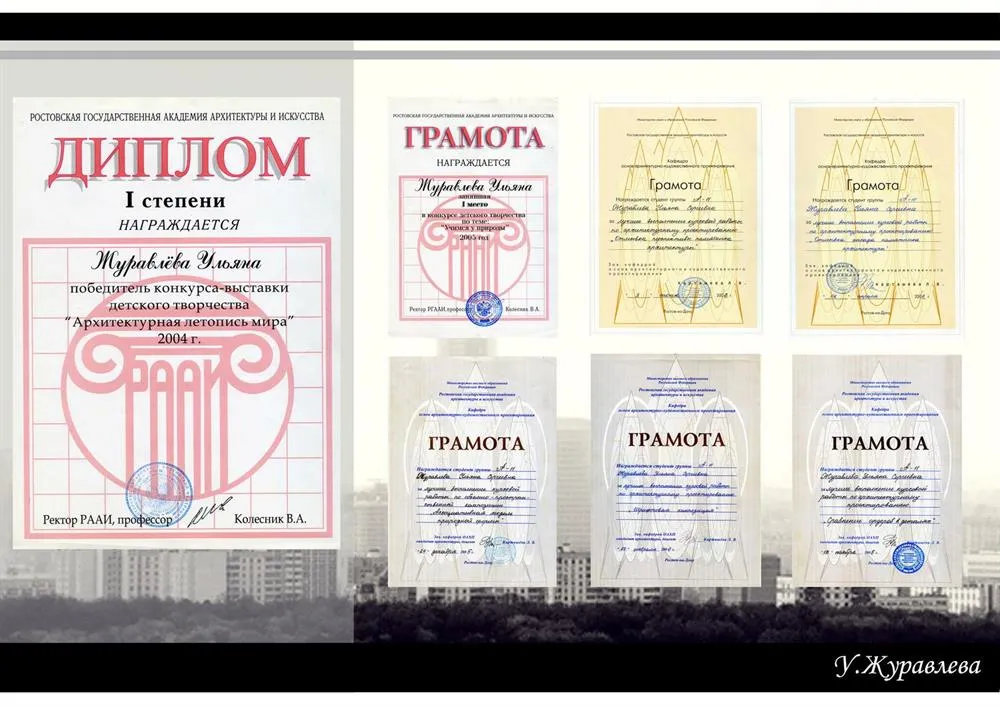 Дипломы и грамоты
