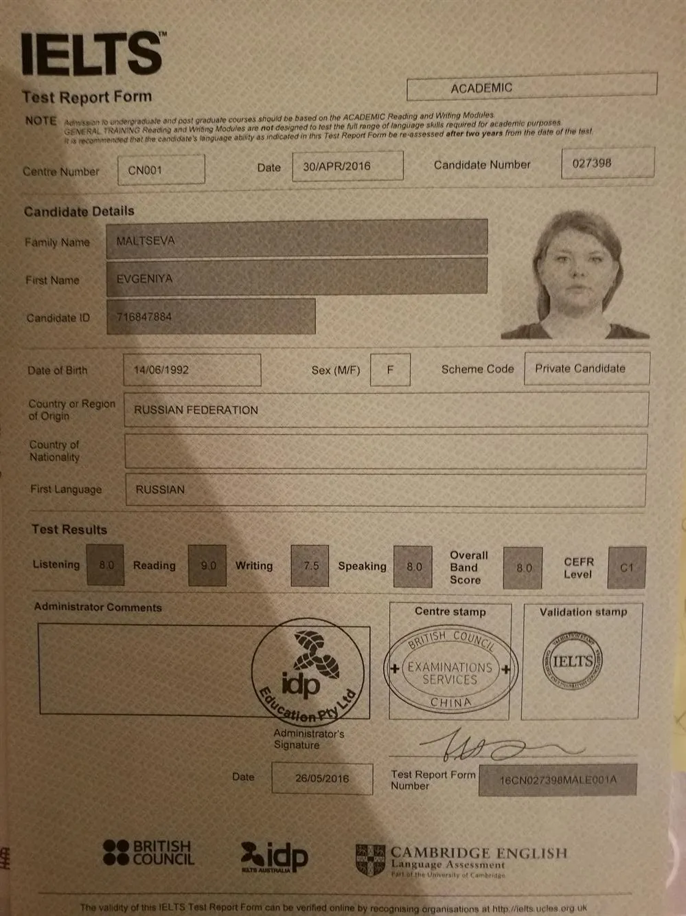 IELTS