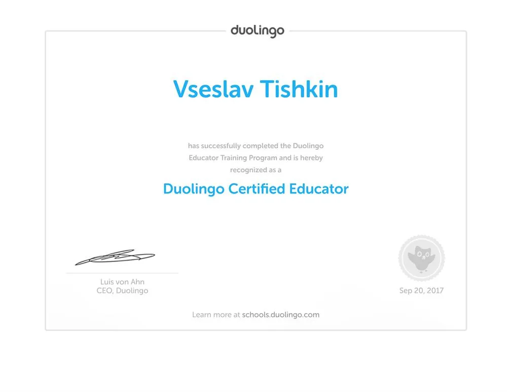 Duolingo Certified Educator