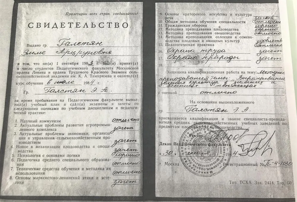 Свидетельство