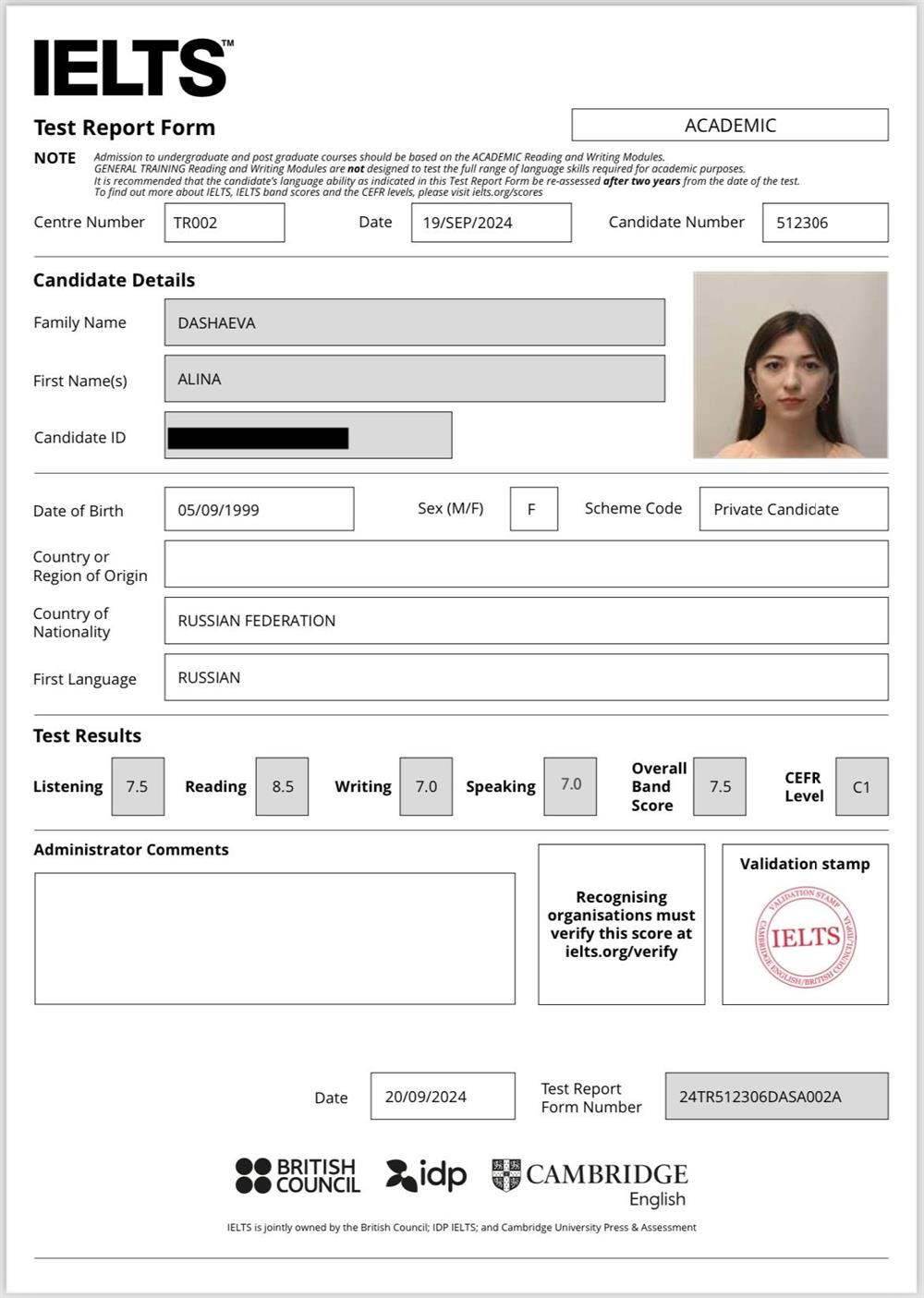 IELTS C1