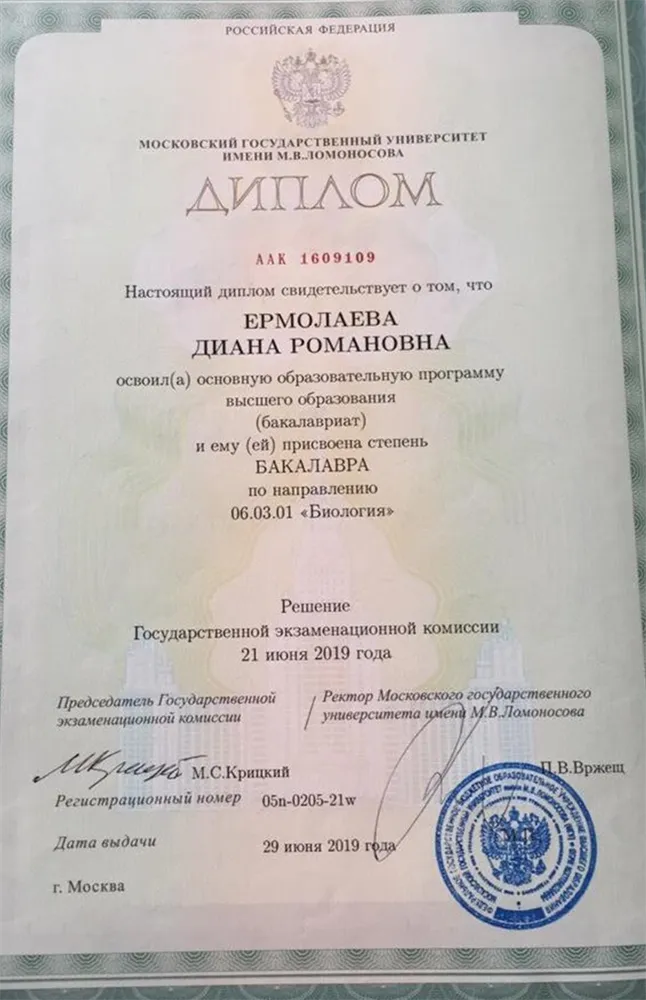 Диплом бакалавра