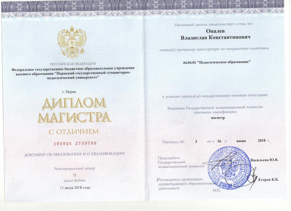 Диплом магистра правовой менеджмент в сфере образования 