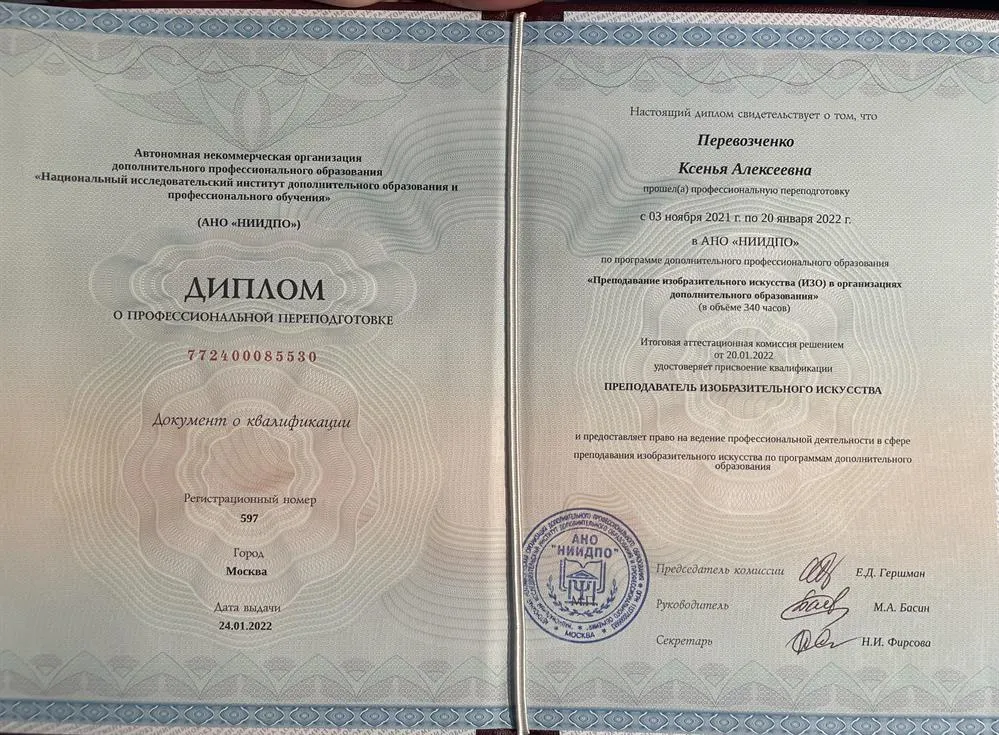 Преподаватель ИЗО