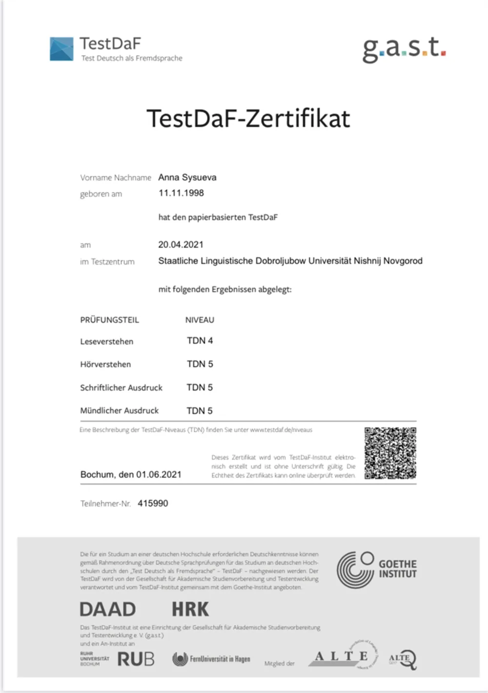 TestDaF 