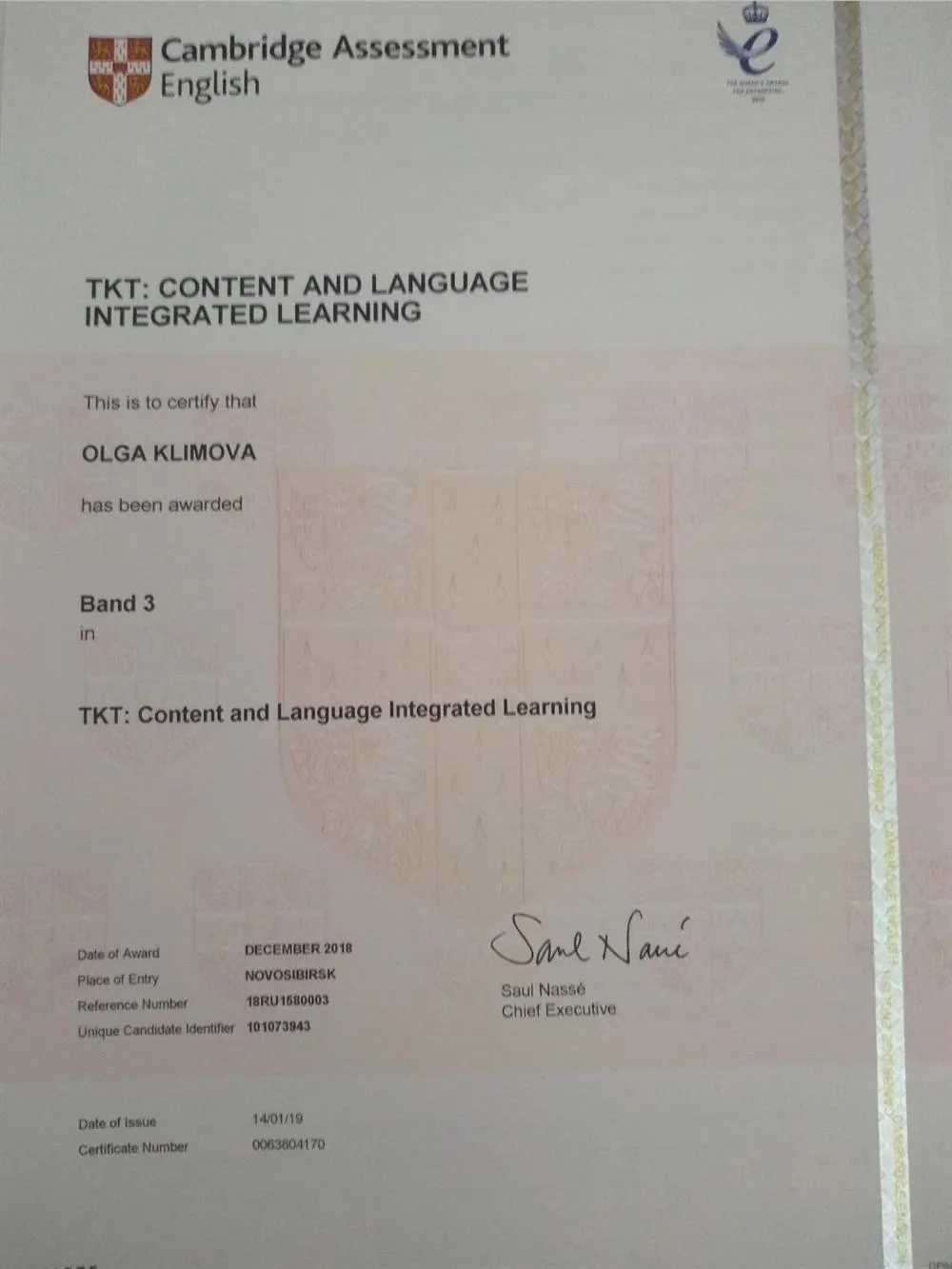 TKT: CLIL