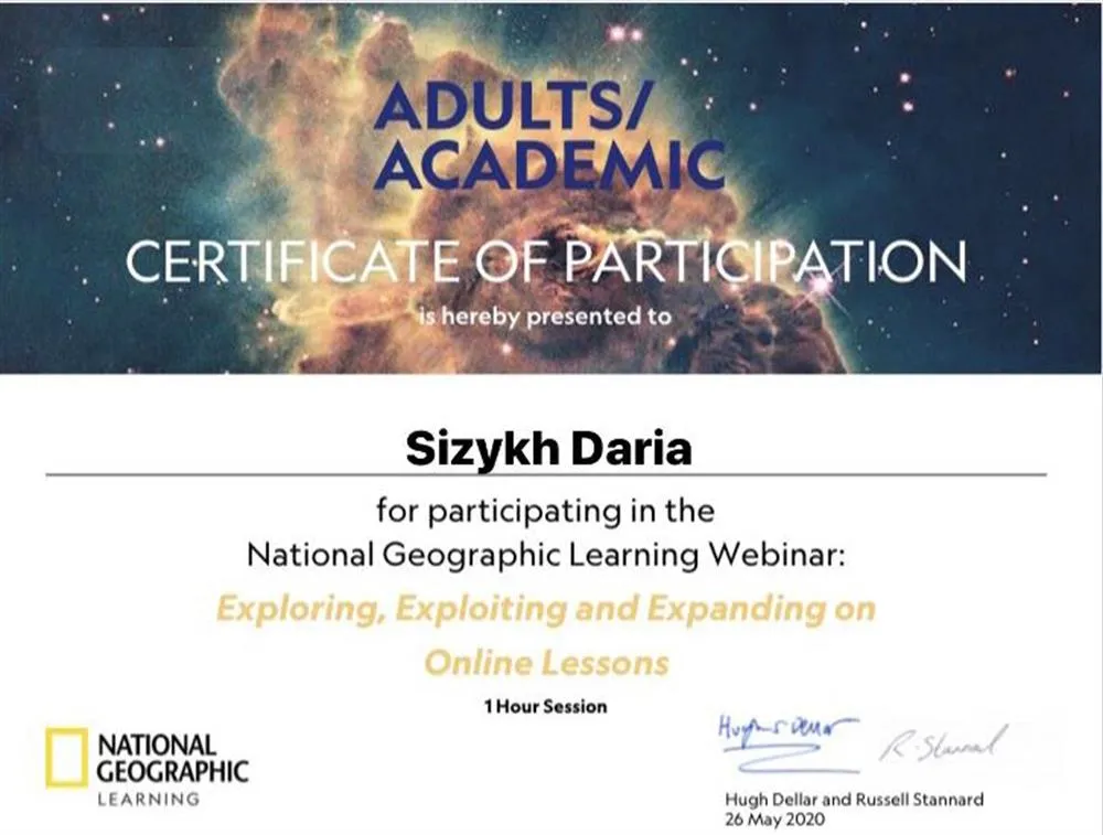 Exploring, Exploiting and Expanding on Online Lessons. National Geographic 
