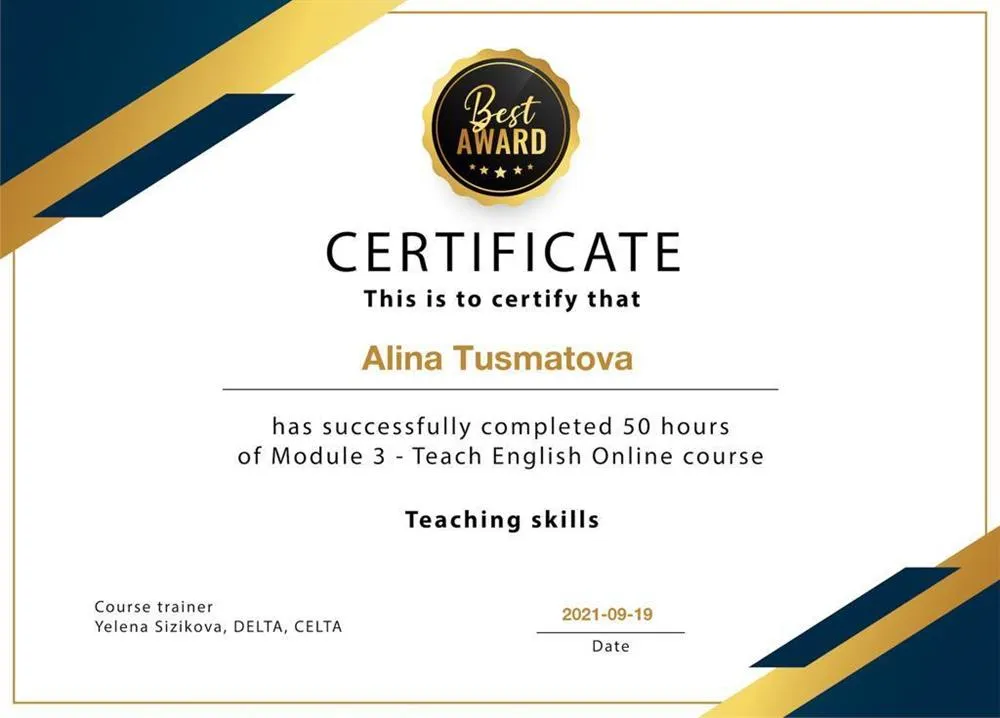 Teach English Online course module 3
