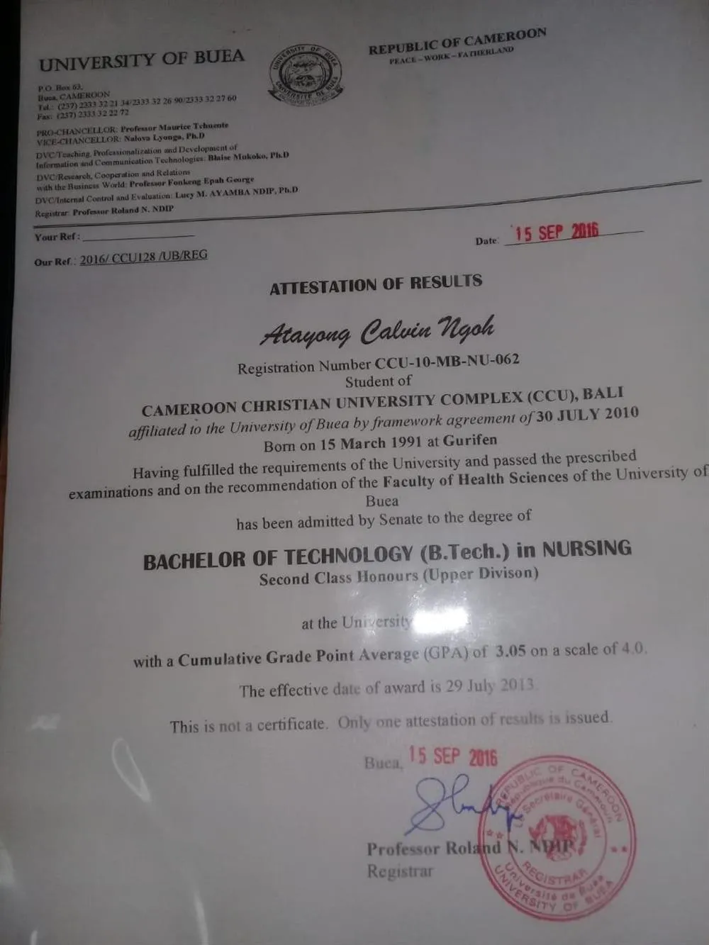 Attestation