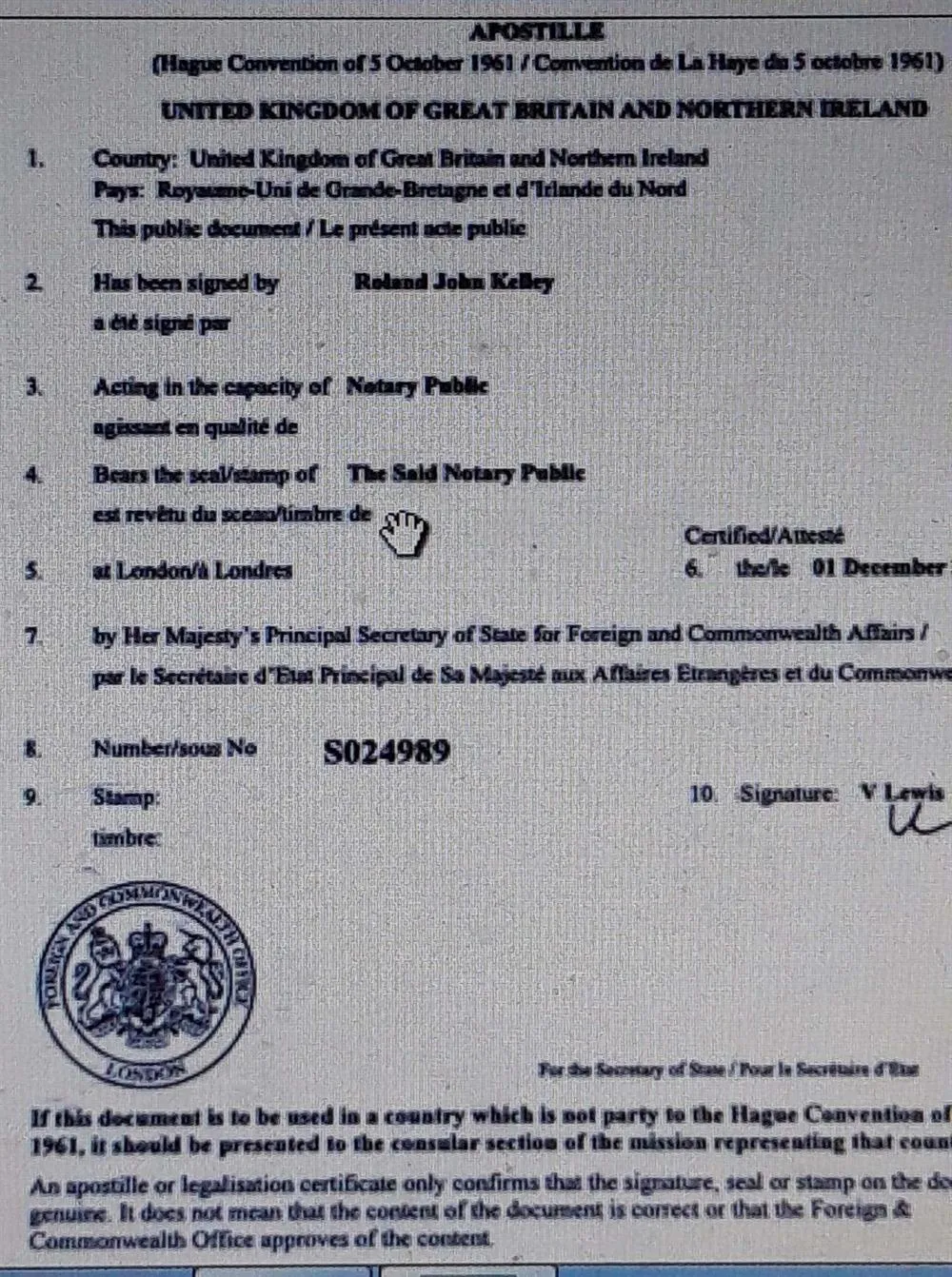 Apostille