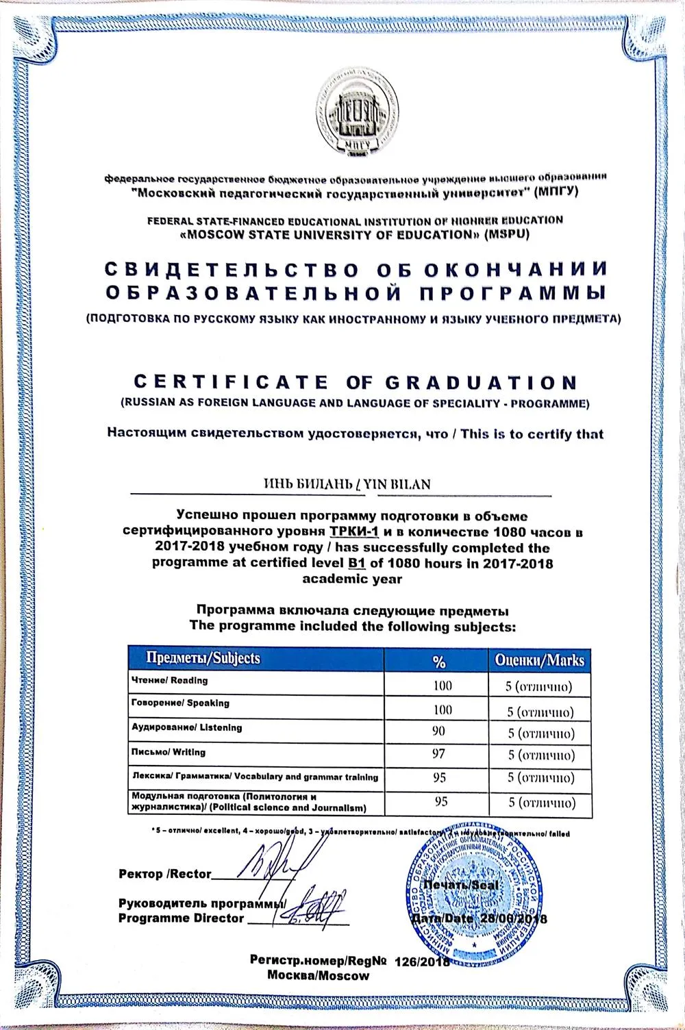 Сертификат