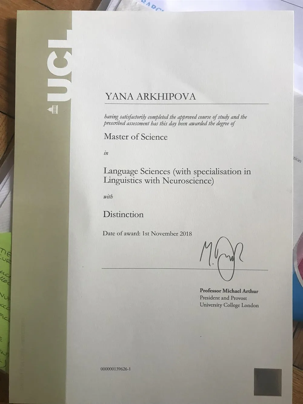 MSc Language Sciences 