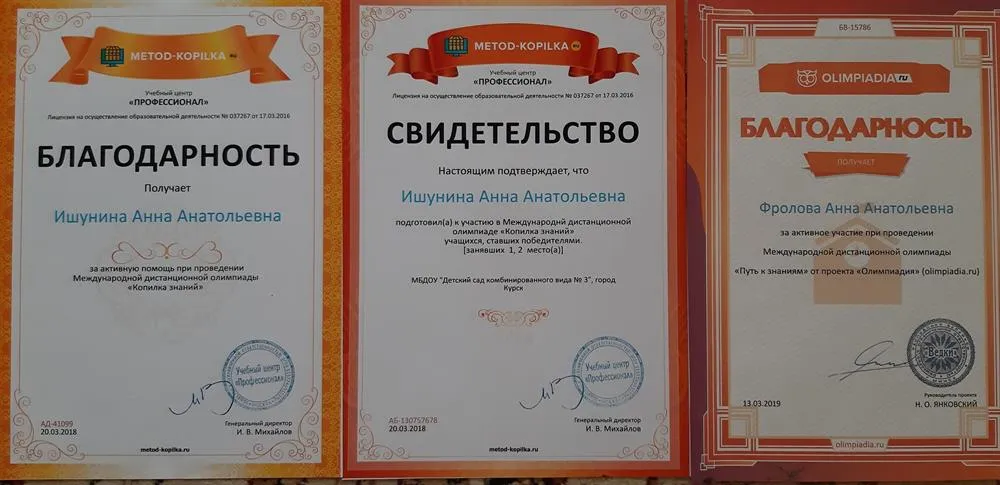 Благодарности