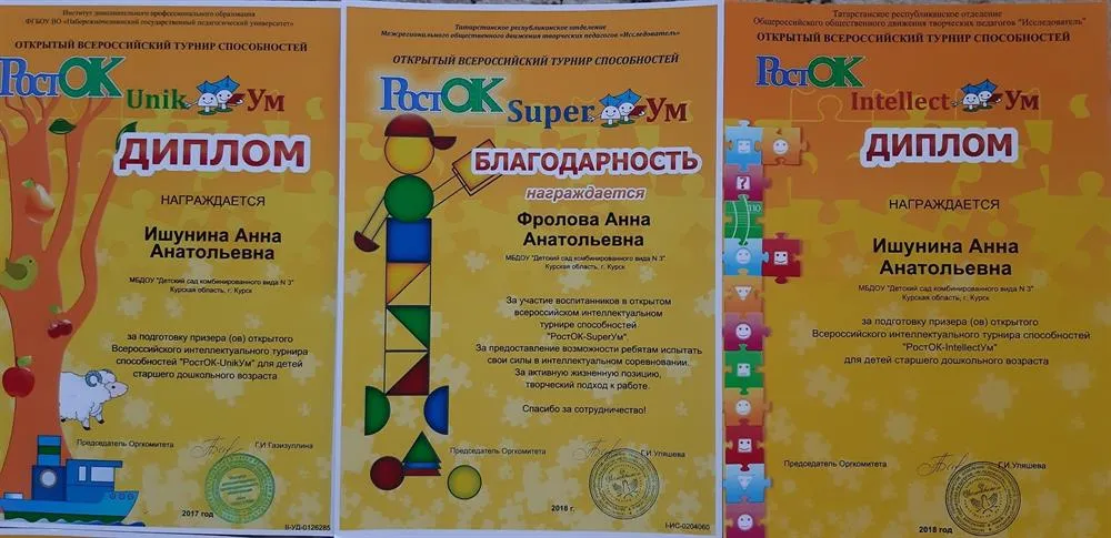 Дипломы