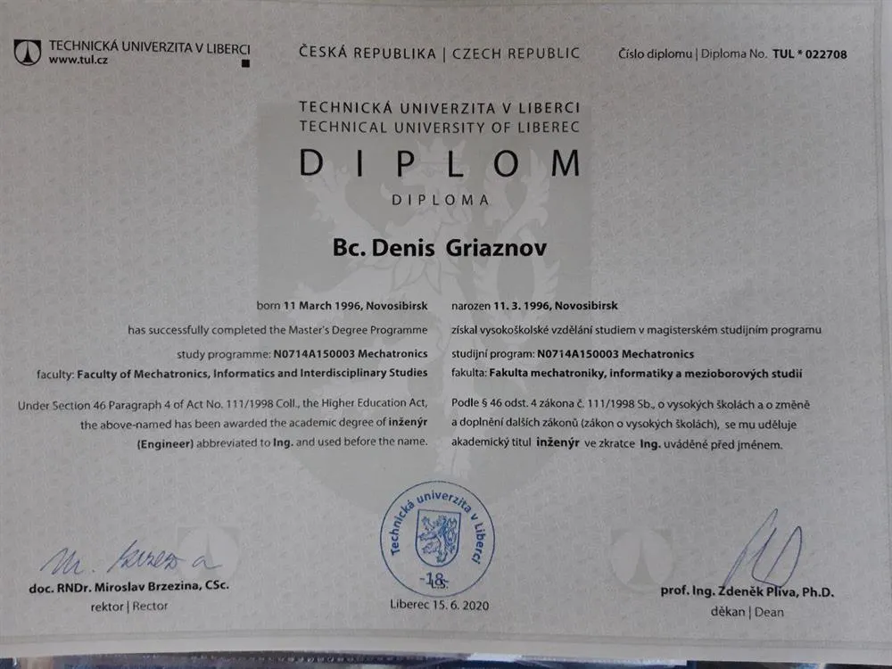 TUL Master's Degree