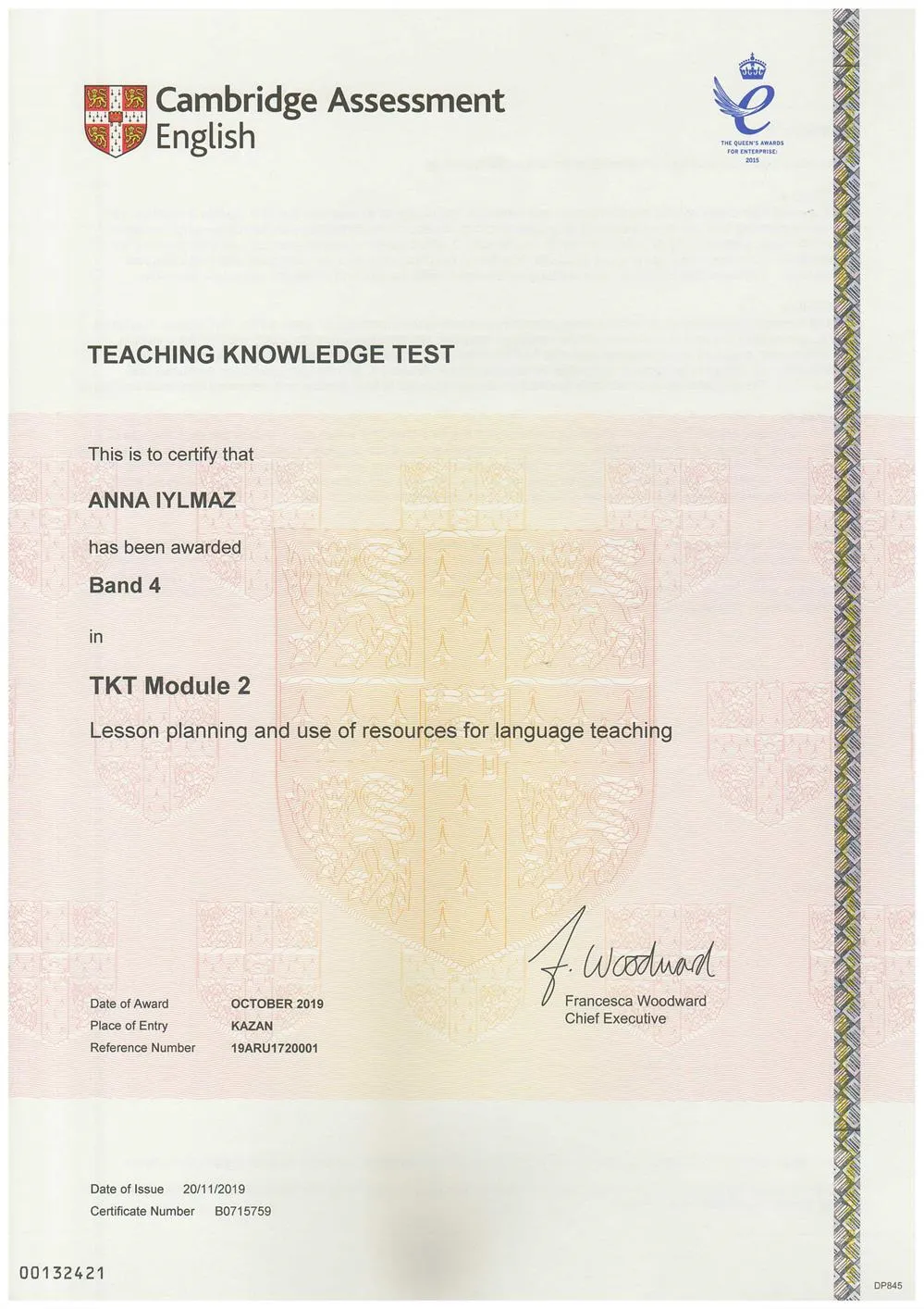 Cambridge Teaching Knowledge Test