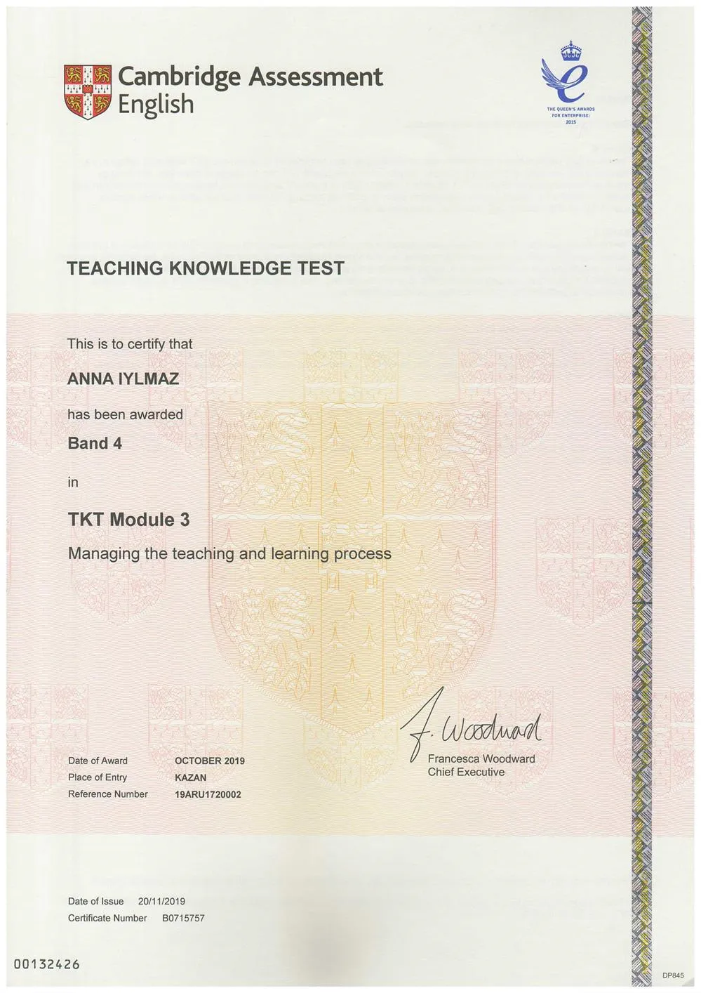 Cambridge Teaching Knowledge Test
