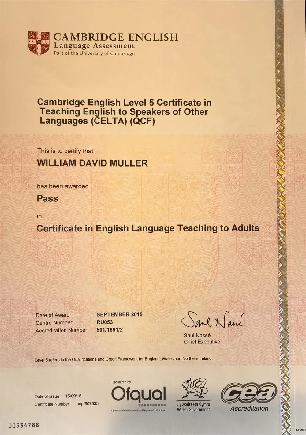 Cambridge CELTA