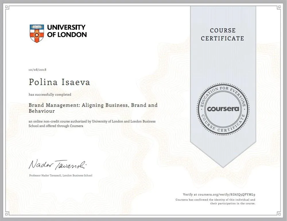 University of London Certificate