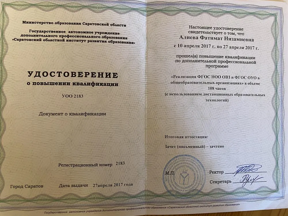 Имею опыт работы с детьми с ОВЗ
