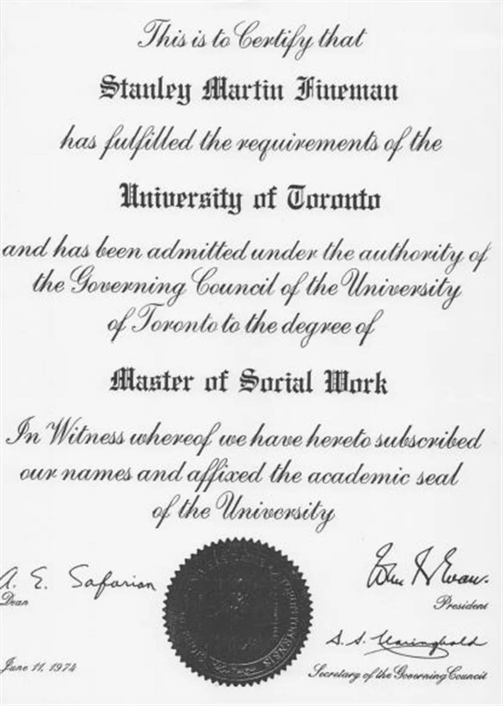 Master of Social Work