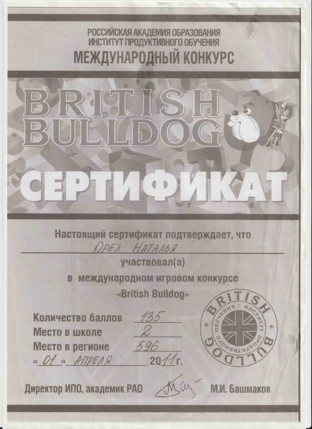 Сертификат