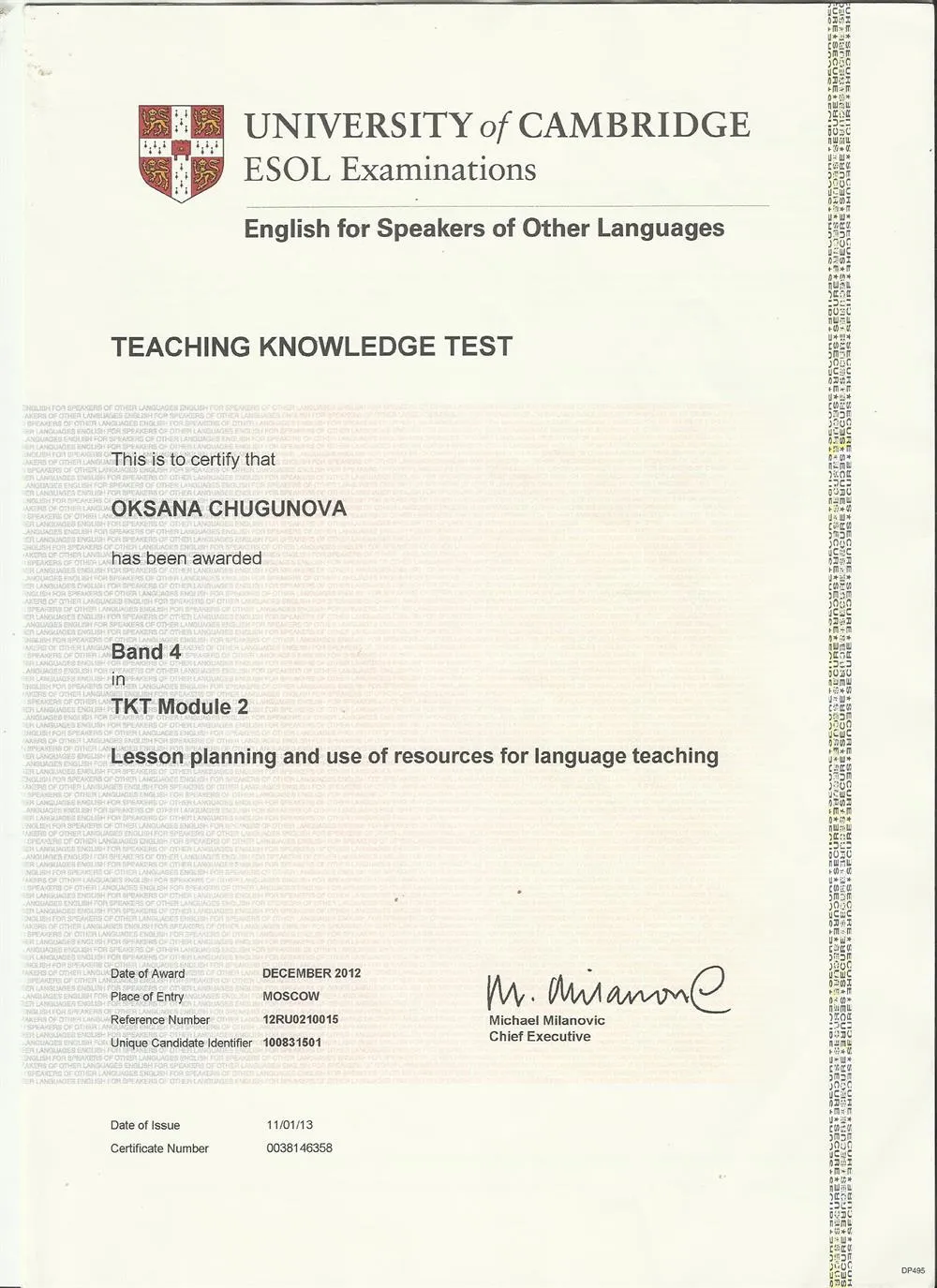TKT Module 2 (University of Cambridge) 