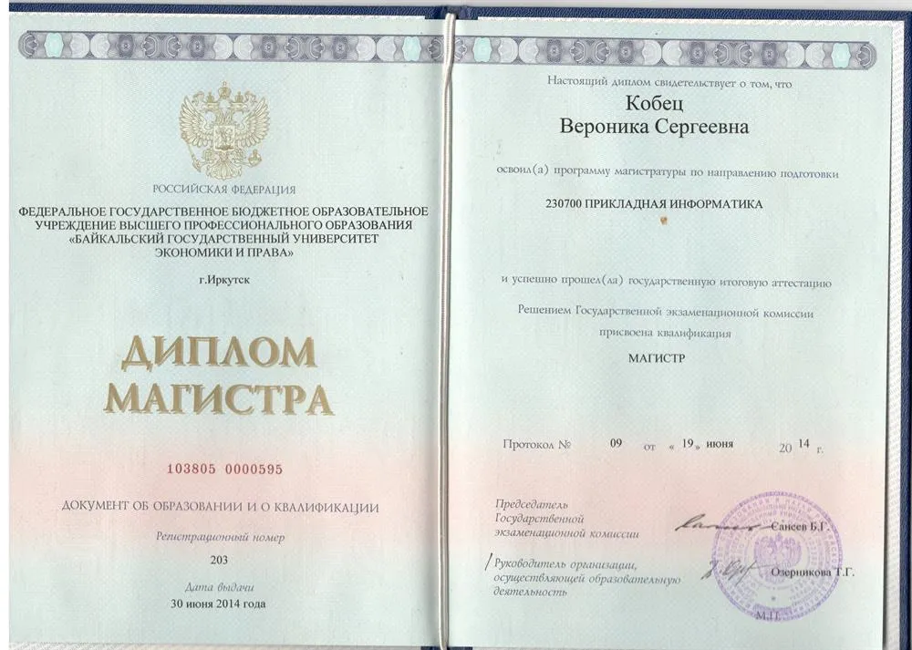 Диплом БГУ 2014