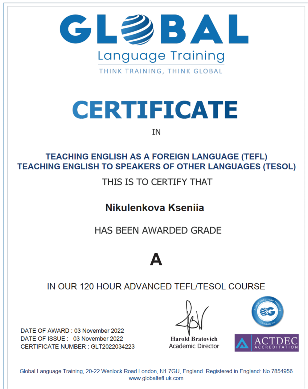TEFL / TESOL