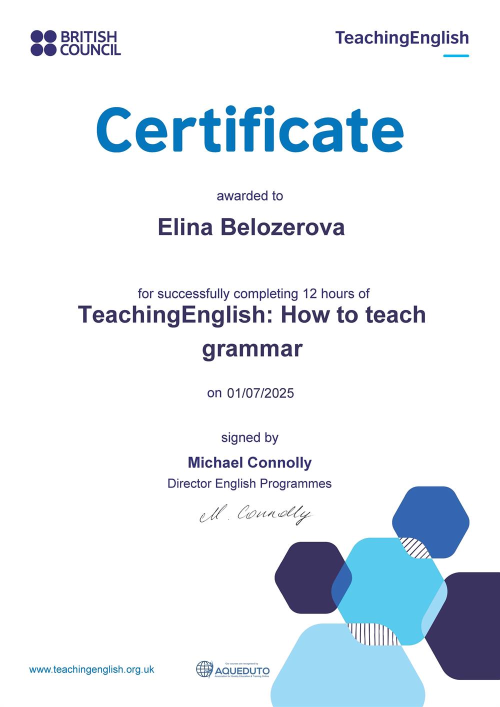 TeachingEnglish: How to teach grammar