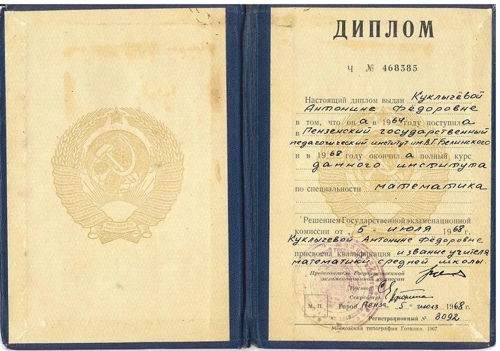 Диплом по специальности математика
