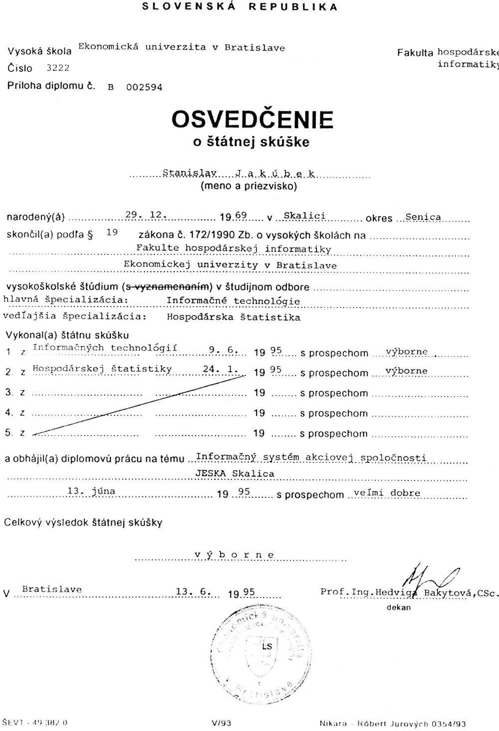 Сертификат о государственном экзамене