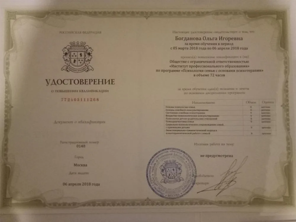 Психология семьи с основами психотерапии