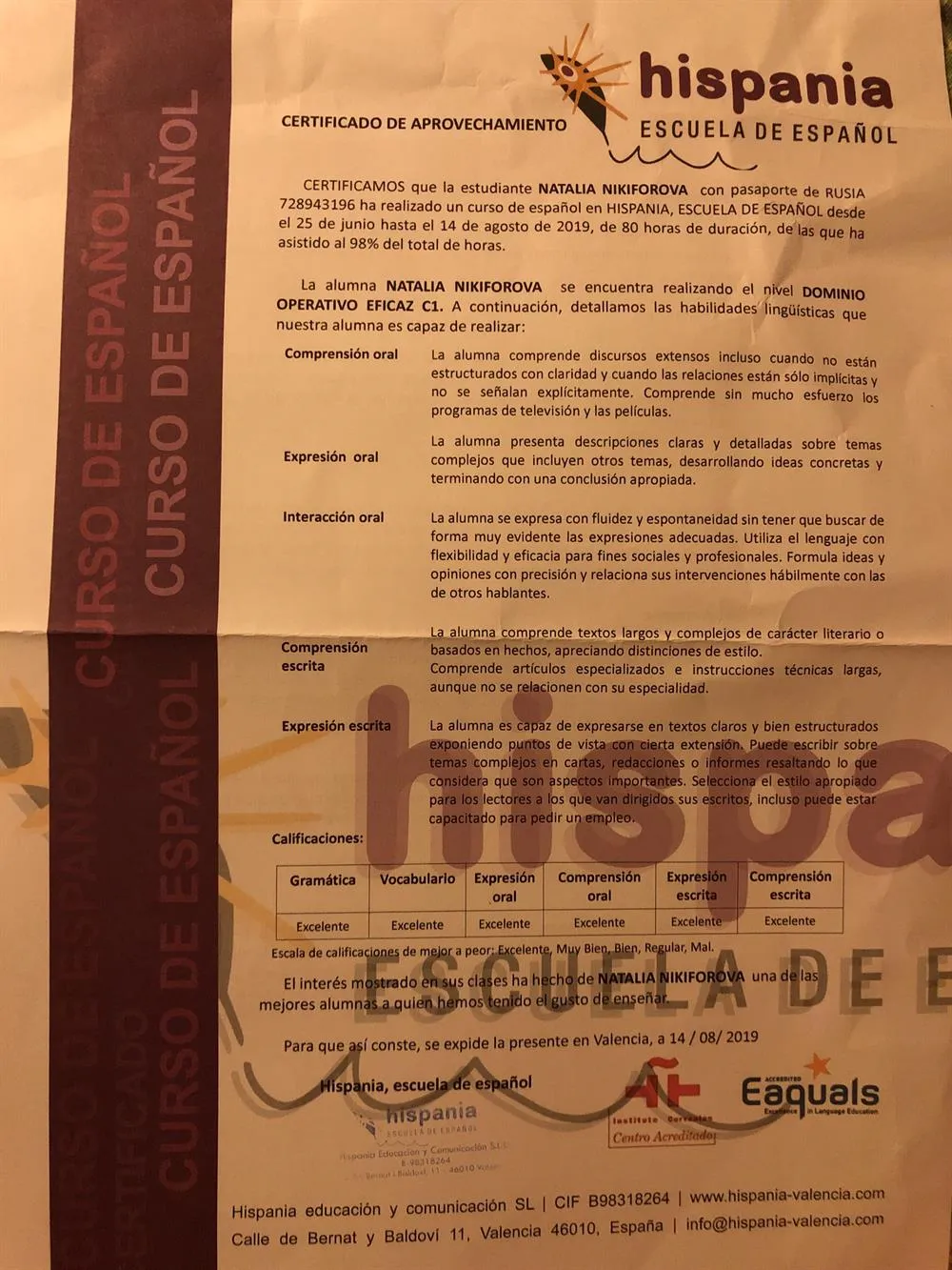 Espanol C1