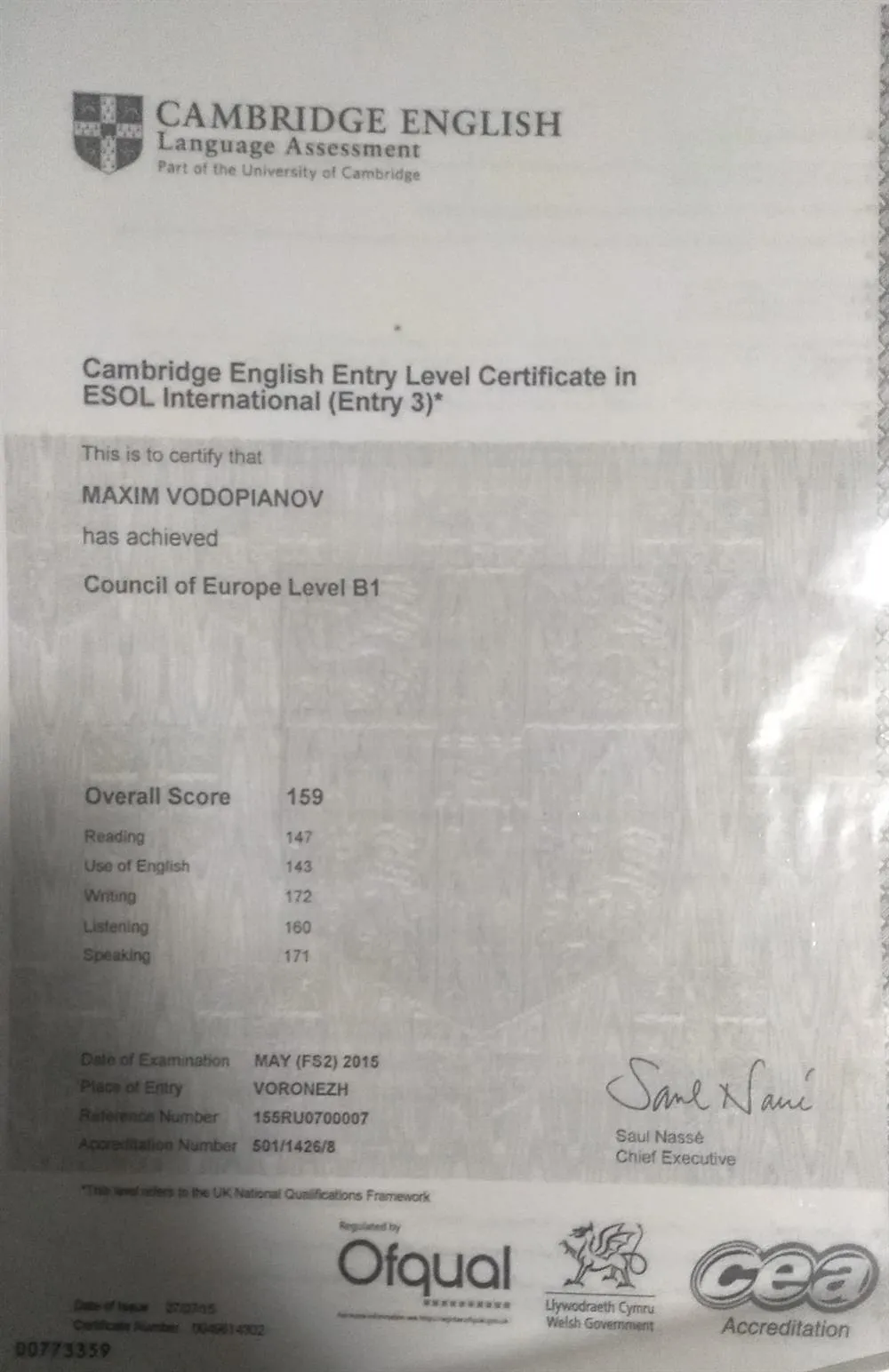 Cambridge ESOL