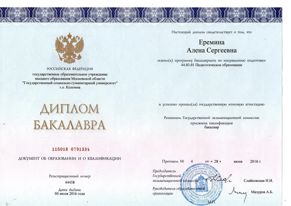 Бакалавр педагогики