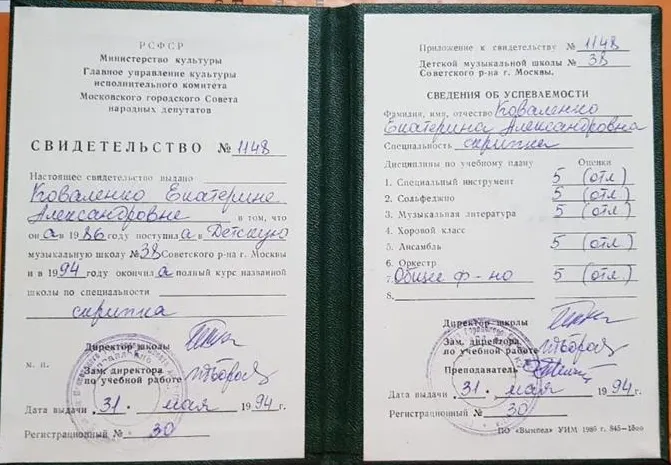 Свидетельство