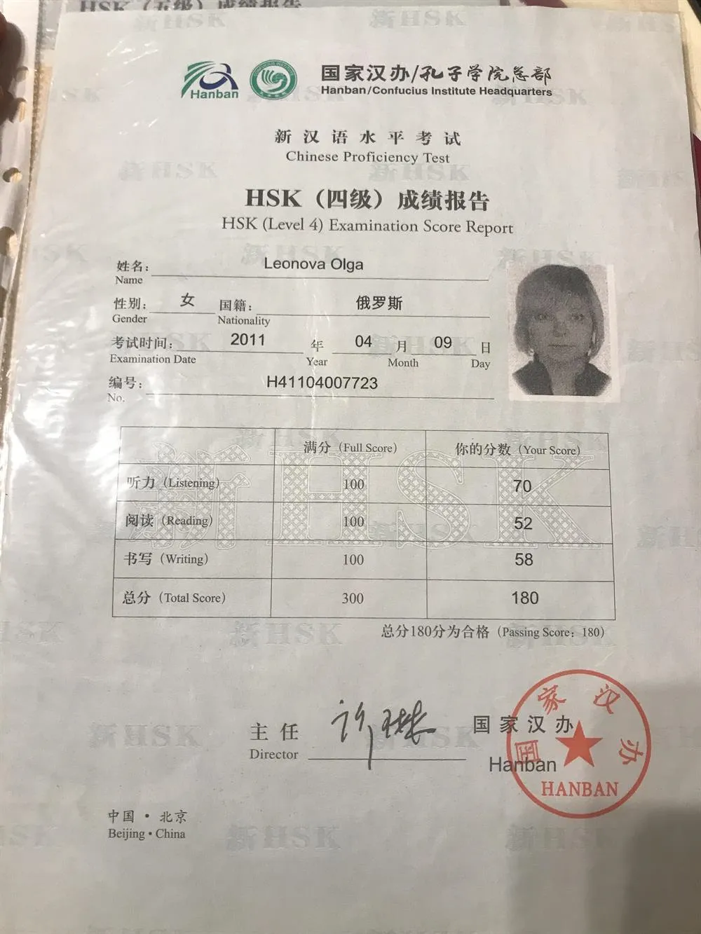 Chinese Proficiency Test
