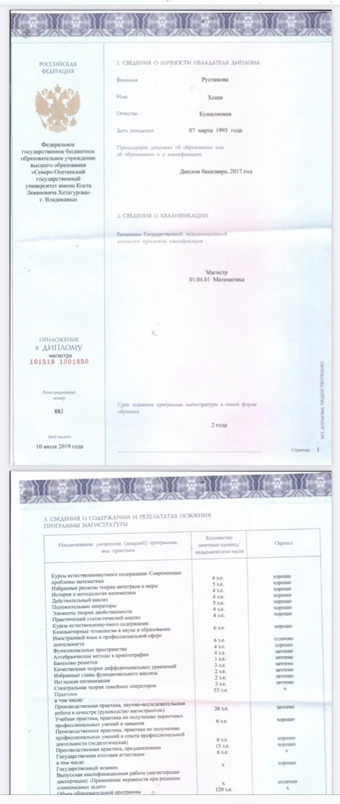 Дипломы
