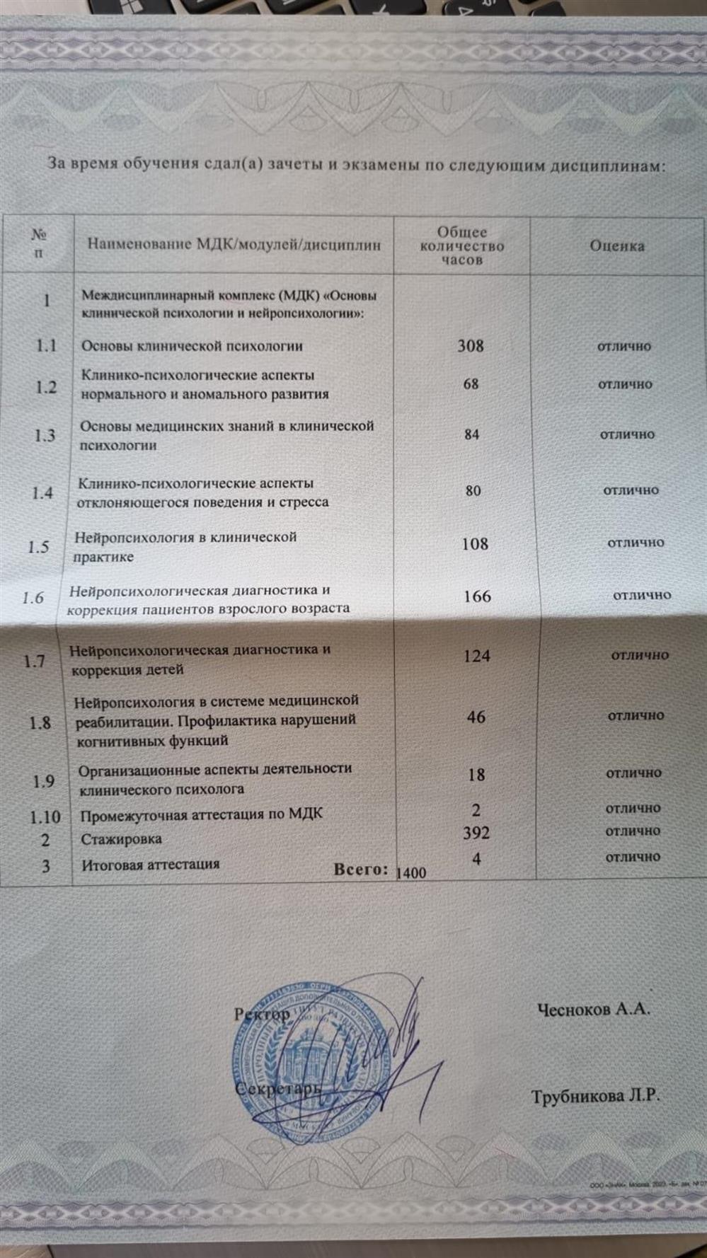 Клиническая психология
