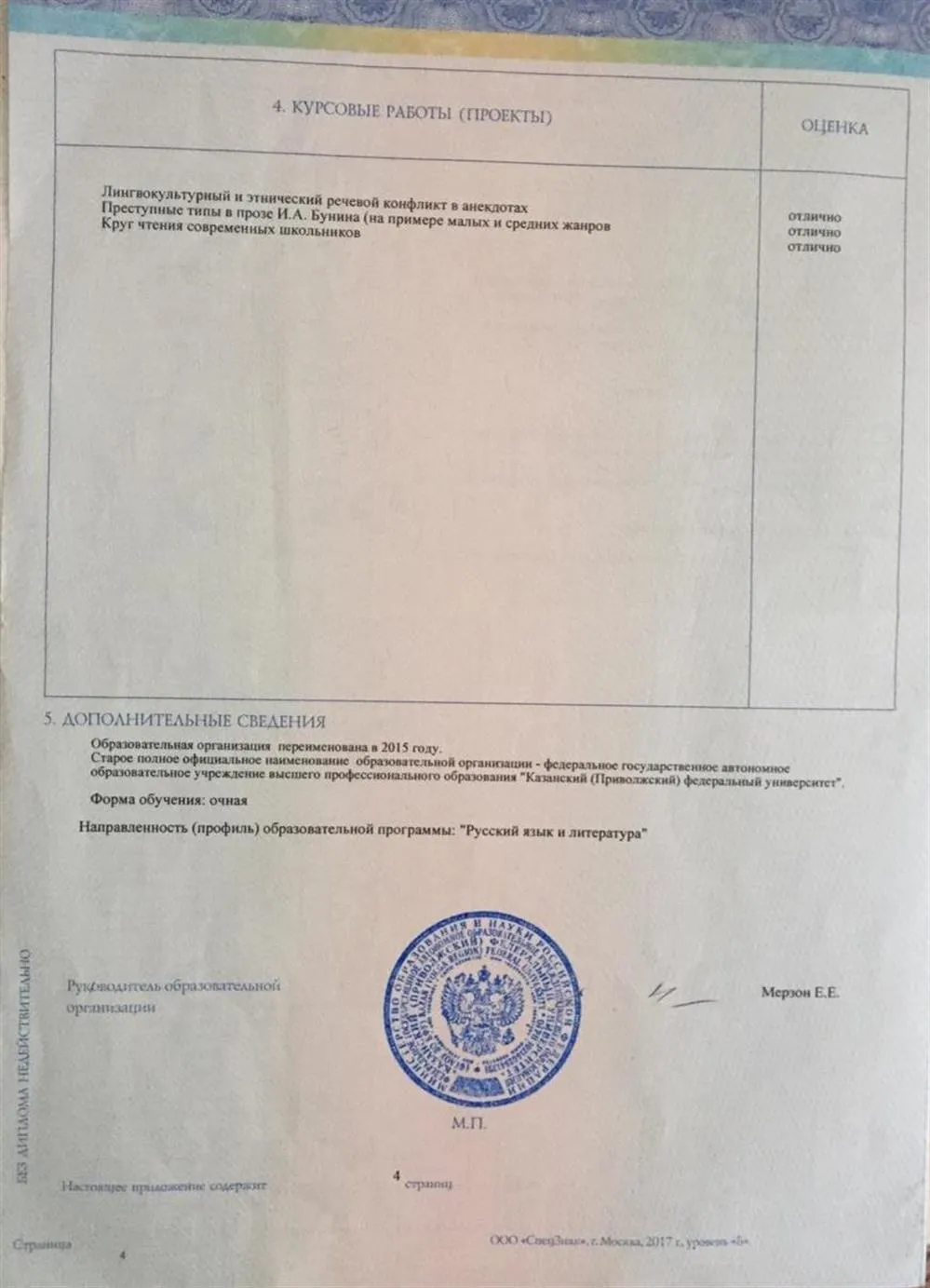 Диплом бакалавра