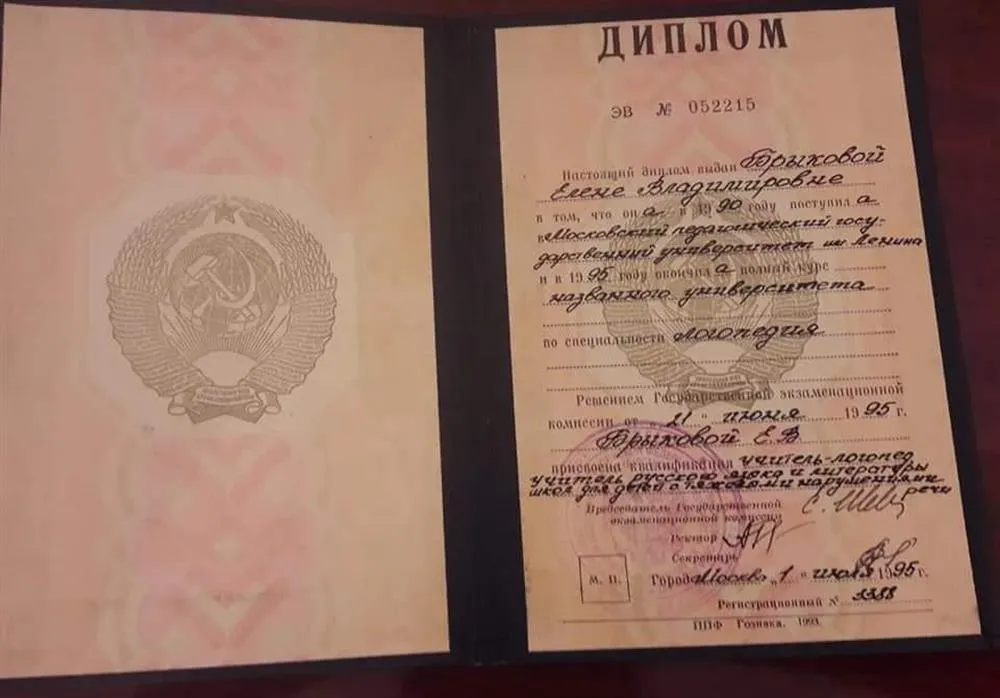 Диплом об образовании